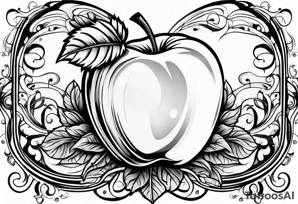 Apple tattoo idea