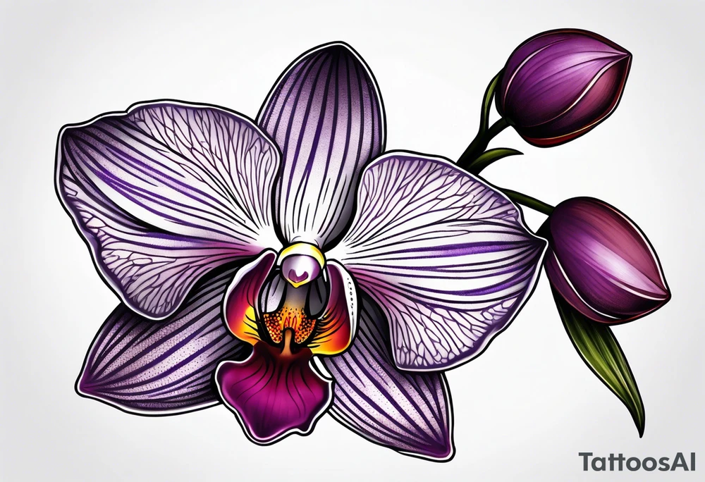 Orchid tattoo idea