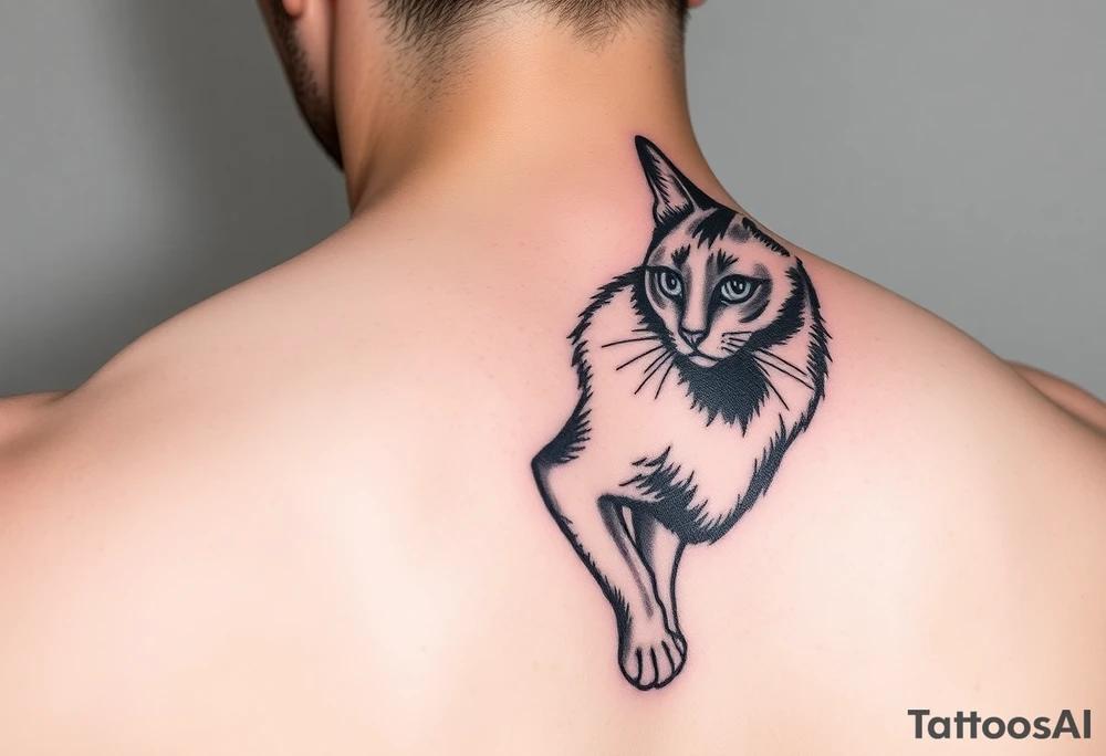 Black Cat tattoo idea