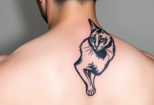 Black Cat tattoo idea