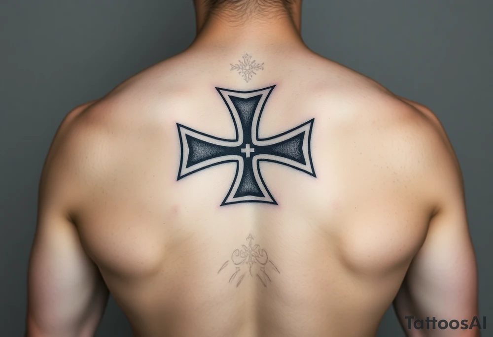 german iron cross tattoo idea