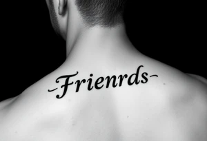 I need a small tattoo that mean friends tattoo idea