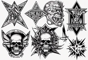 eddie van halen tattoo idea