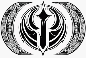 Star Wars Jedi logo tattoo idea