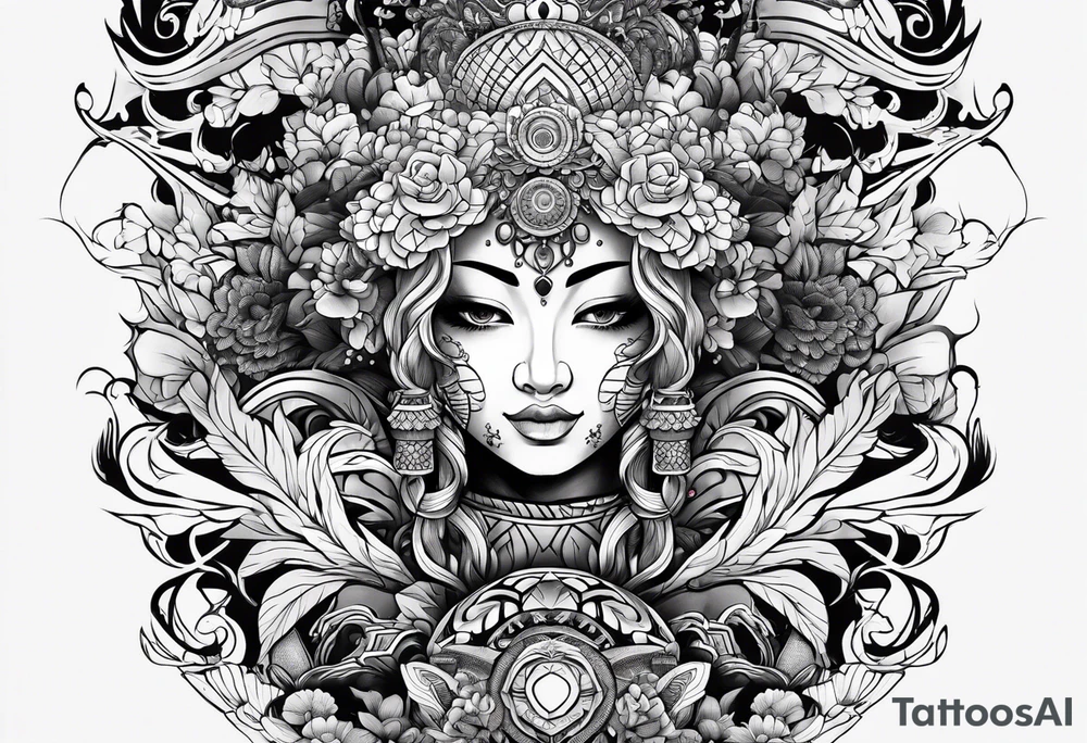 Forearm to hand tattoo idea