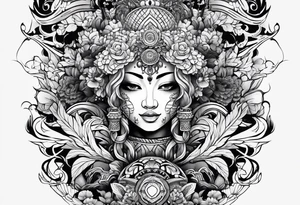 Forearm to hand tattoo idea