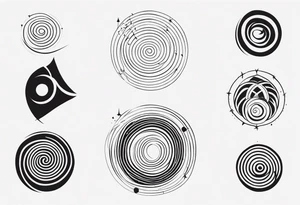 thin tattoo that spirals
 around the arm and forearm tattoo idea