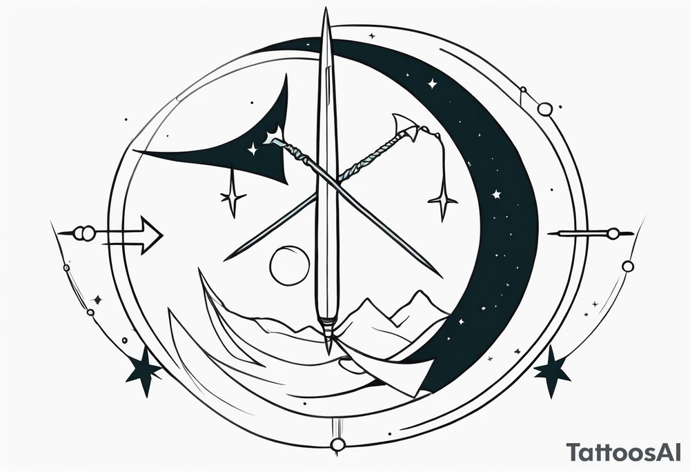 sagittarius tattoo idea