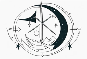 sagittarius tattoo idea