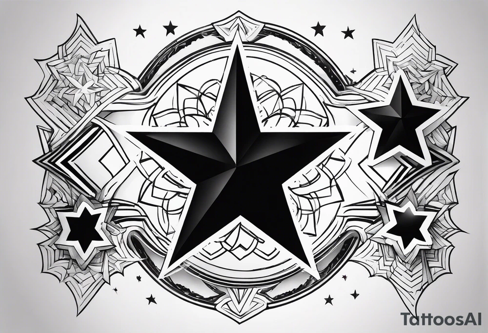Stars tattoo idea