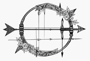 Bow and Arrow tattoo idea