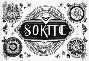 LOGO MANGA tattoo idea