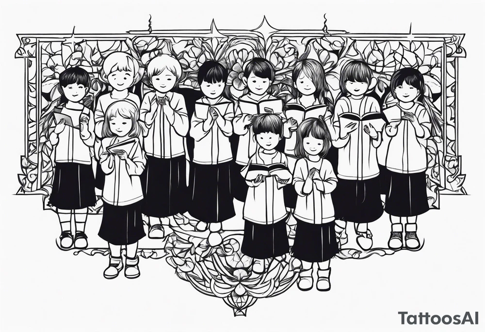 childrens choir tattoo idea