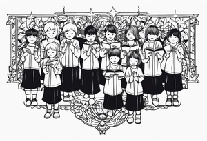childrens choir tattoo idea