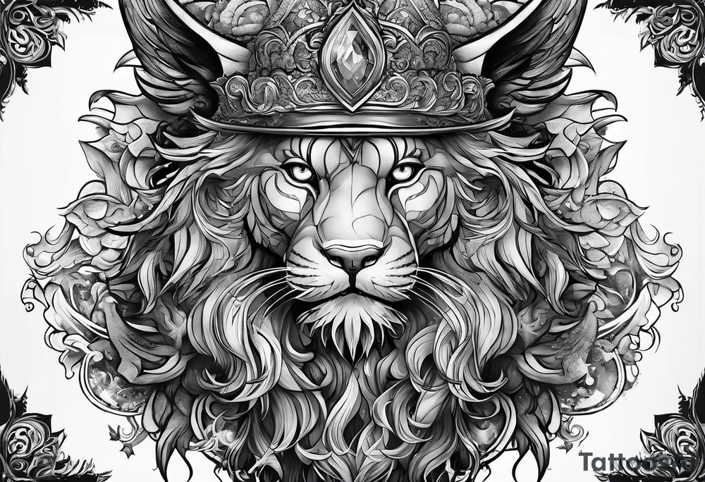 A dark fantasy tattoo tattoo idea