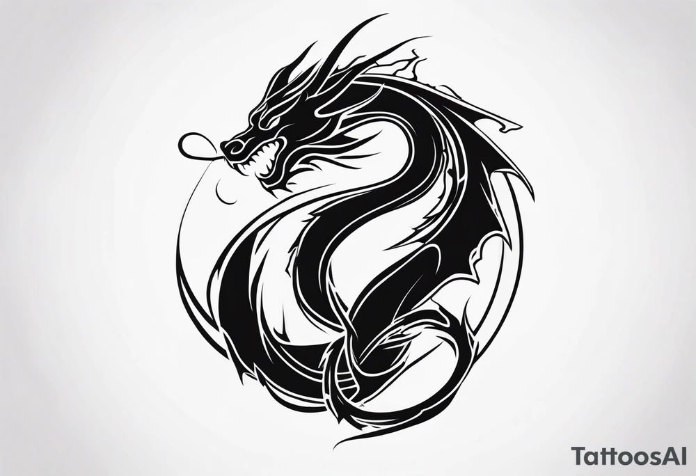 dragon tattoo idea