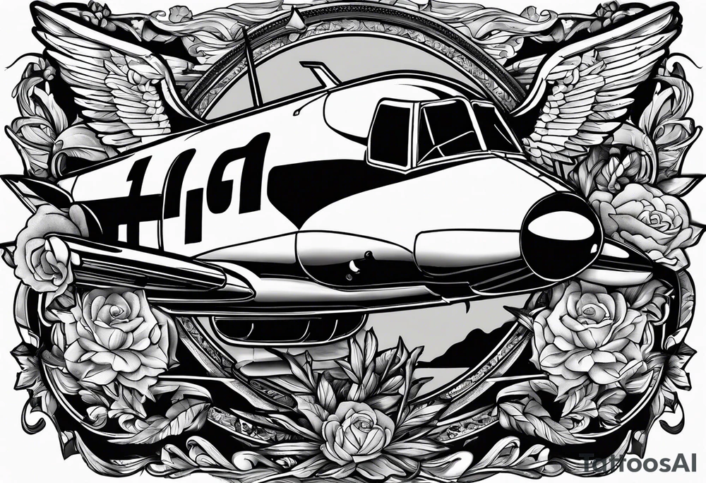 Fight for your aviation dreams tattoo idea