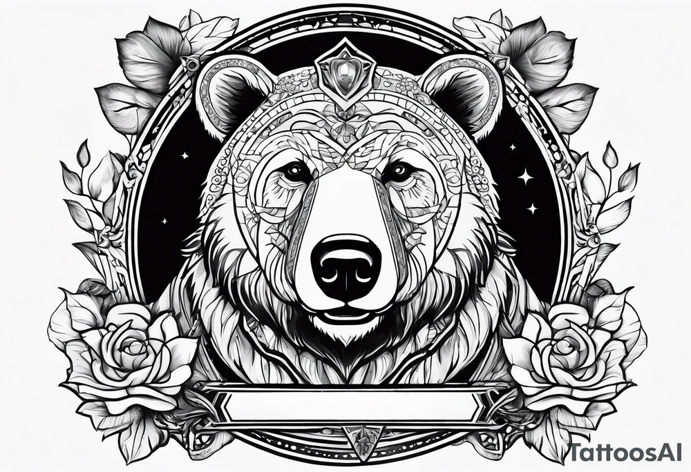 The fool tarot as a bear tattoo idea