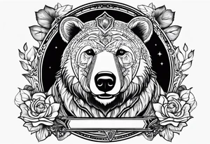 The fool tarot as a bear tattoo idea