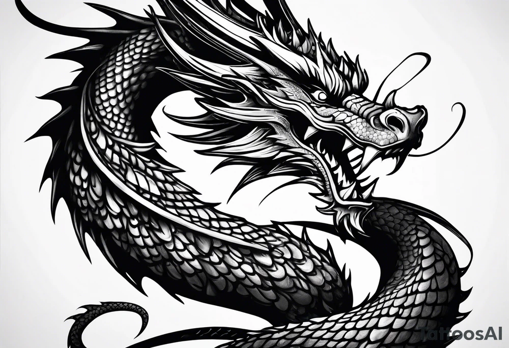 dragon tattoo idea