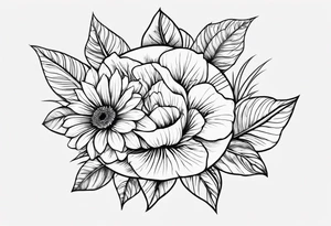 241 with 3 January birth flower 1 June birth flower 1 May birth flower 1 November birth flower and 1 March birth flower tattoo idea