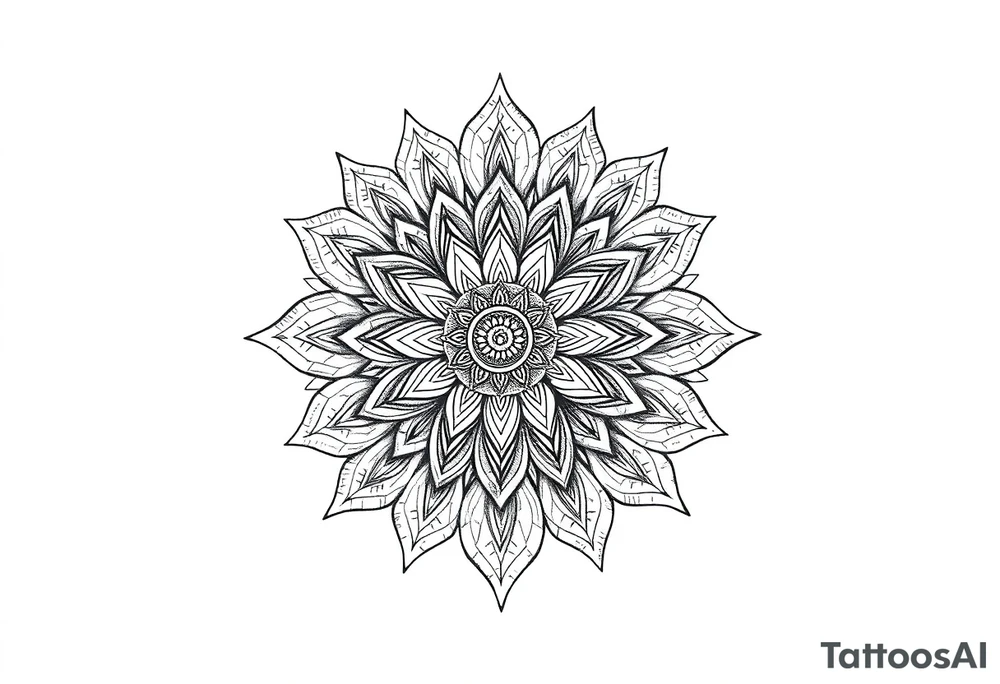 Tatuagem mandala com borboleta tattoo idea
