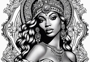 Beyonce Renaissance tattoo idea