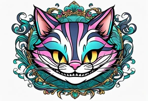 Disney Cheshire cat tattoo idea