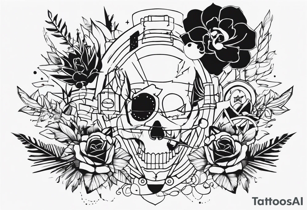 Punk inspired tattoo idea