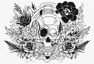 Punk inspired tattoo idea