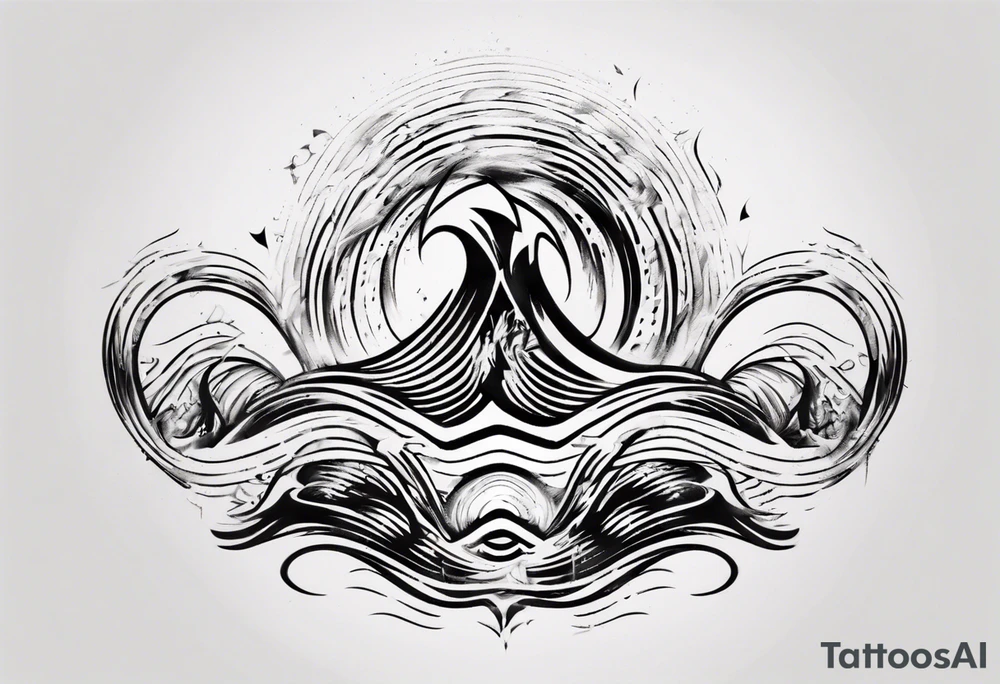 God is in the soundwaves tattoo idea