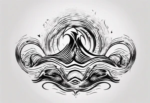 God is in the soundwaves tattoo idea
