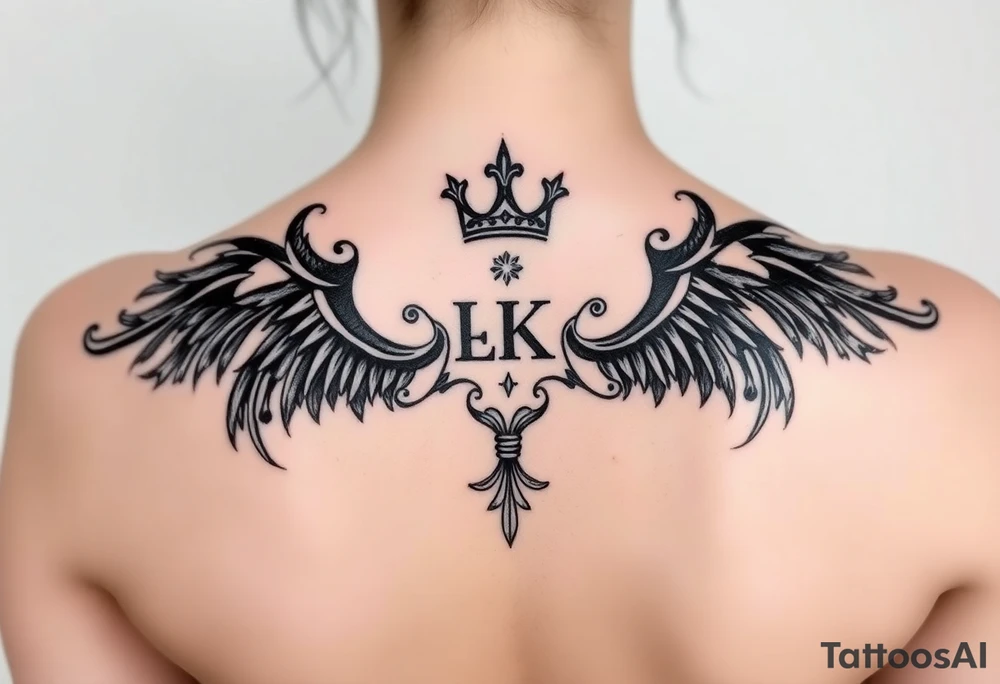 Black King tattoo idea