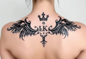 Black King tattoo idea