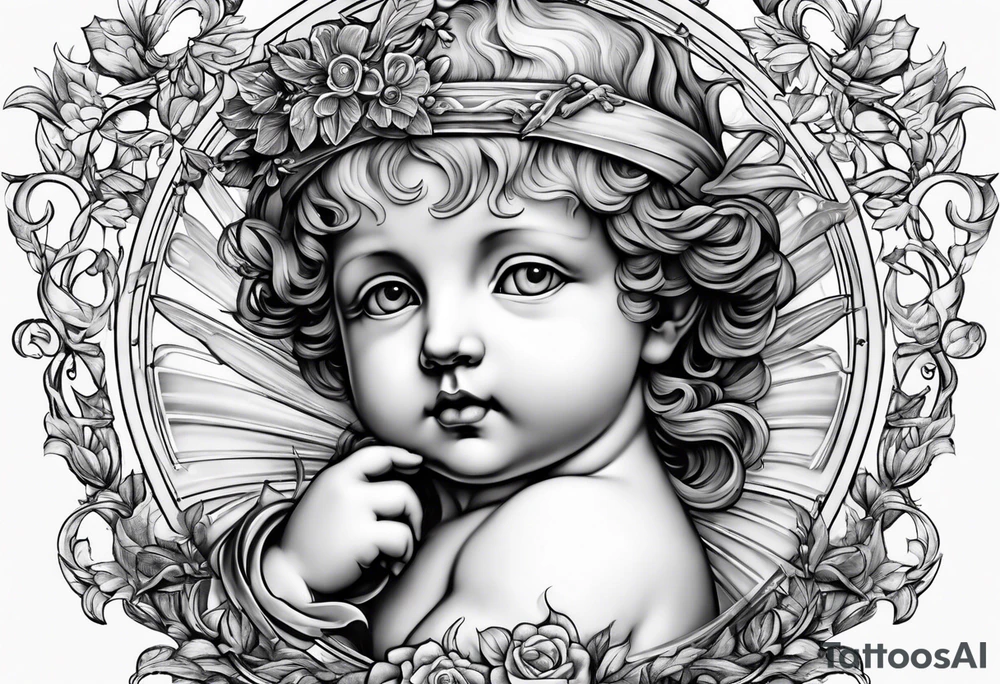 putto tattoo idea