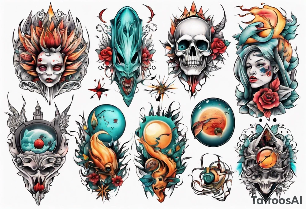 Boobs tattoo idea