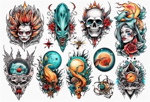 Boobs tattoo idea