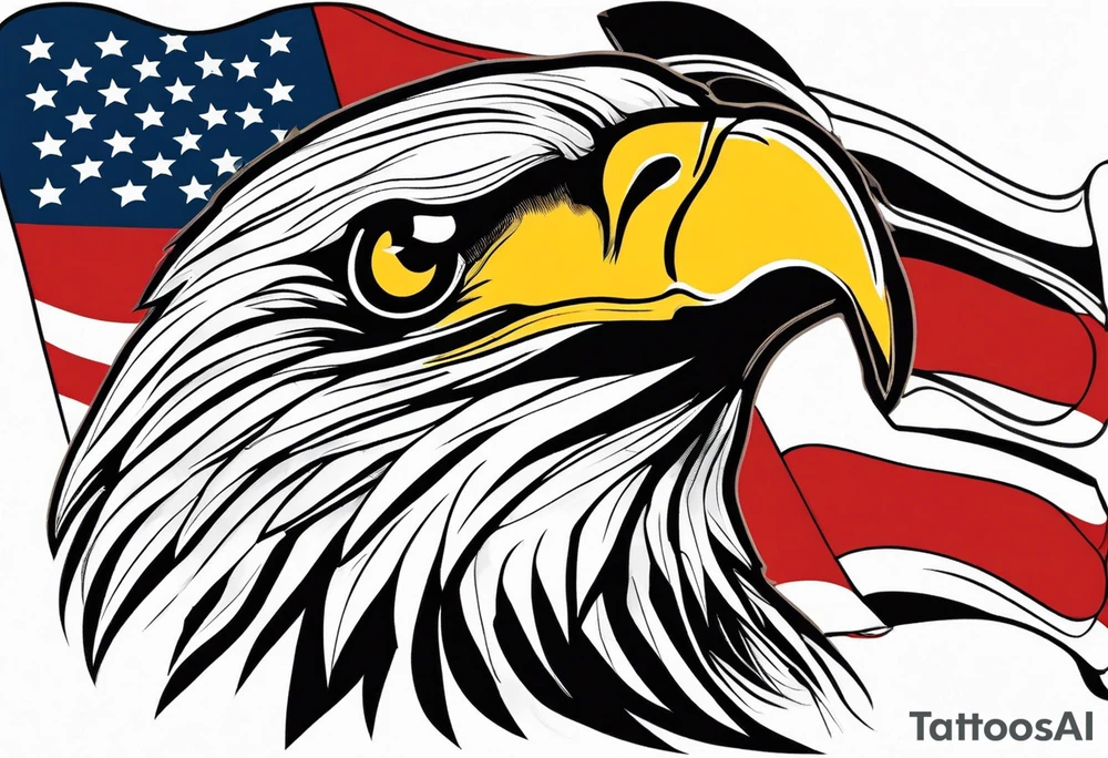 American Flag, German Flag, American Eagle, German eagle, Fighting tattoo idea American Flag, German Flag, American Eagle, German eagle, Fighting tattoo idea