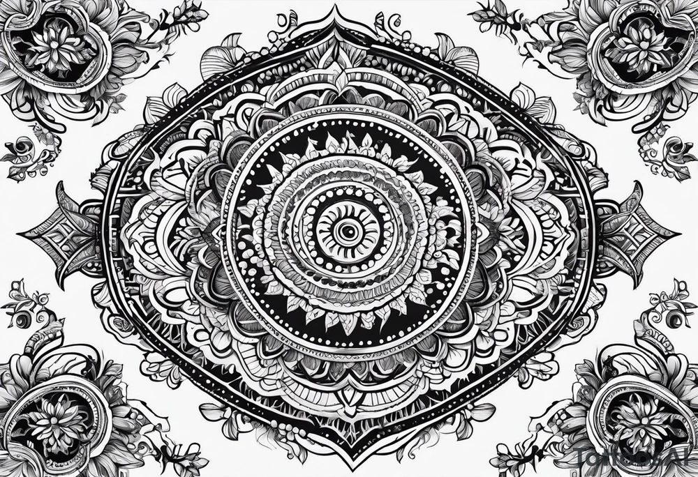 elements of nature
elements of engineering
OM symbol
Henna tattoo idea