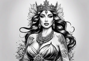 Queen tattoo idea