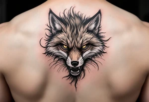 fox of nine tails, full body tattoo idea