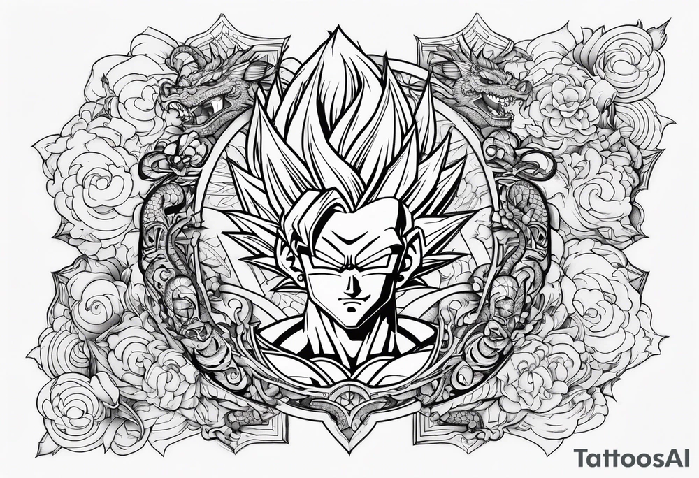 dragonball z tattoo idea