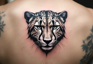 cheetah tattoo tattoo idea