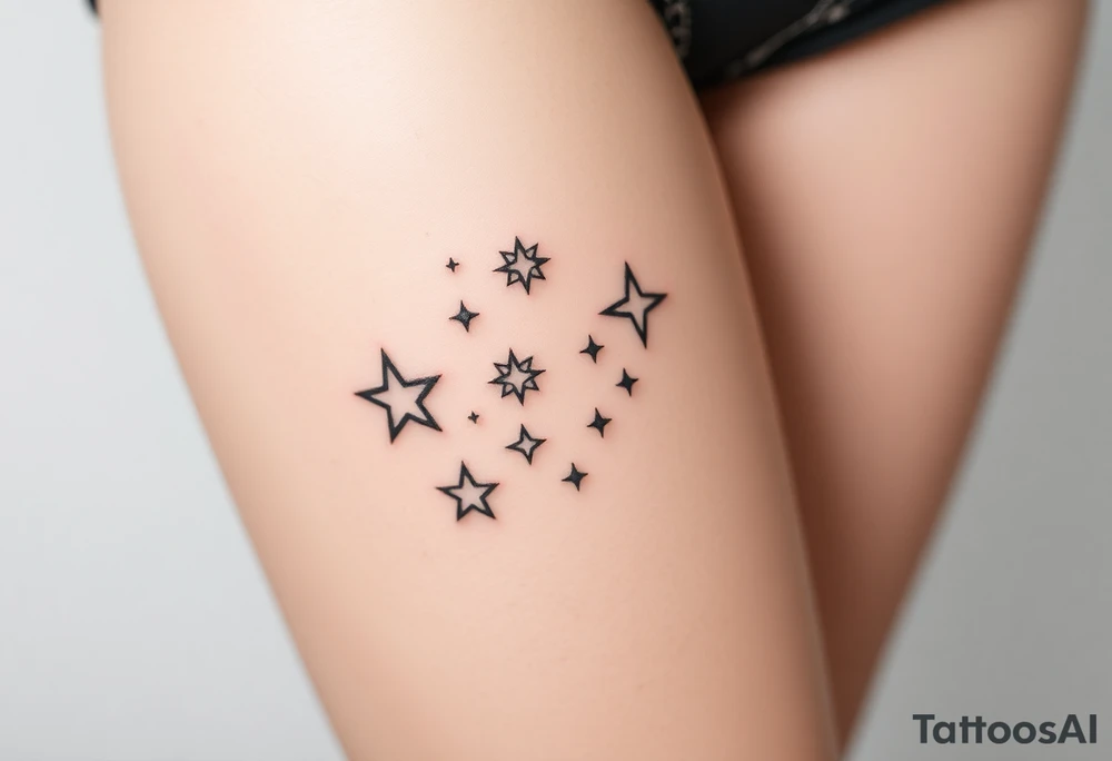 Stars tattoo idea
