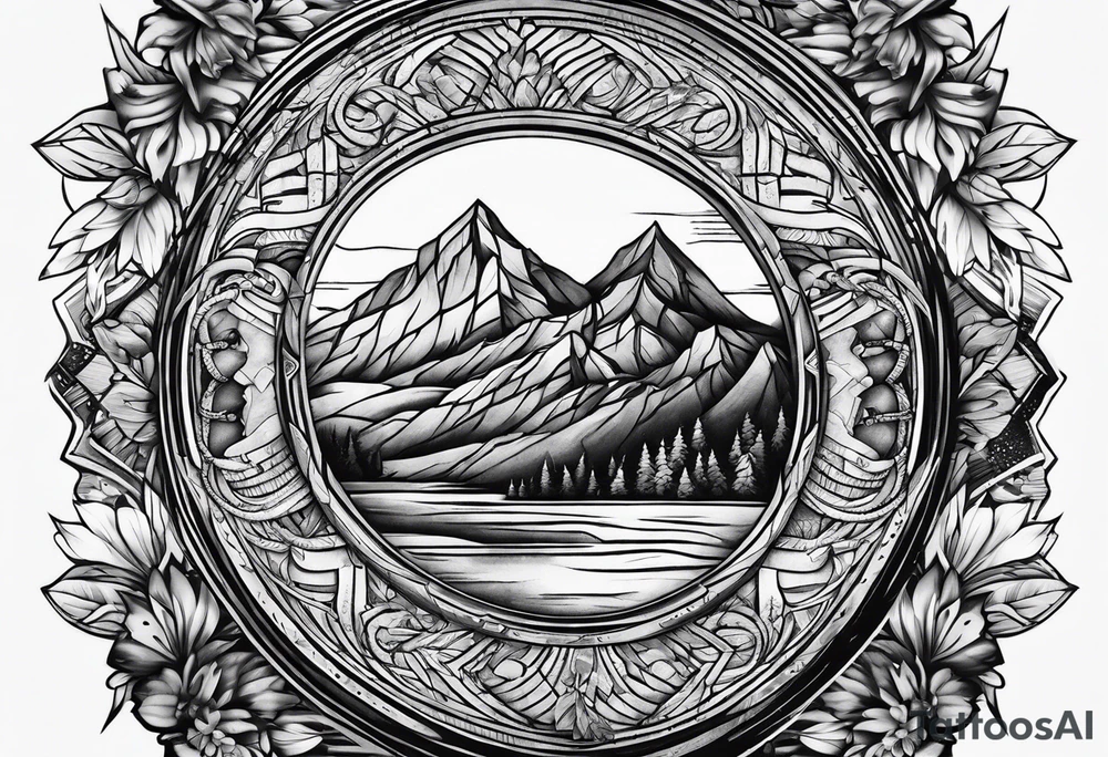 Spear tattoo idea