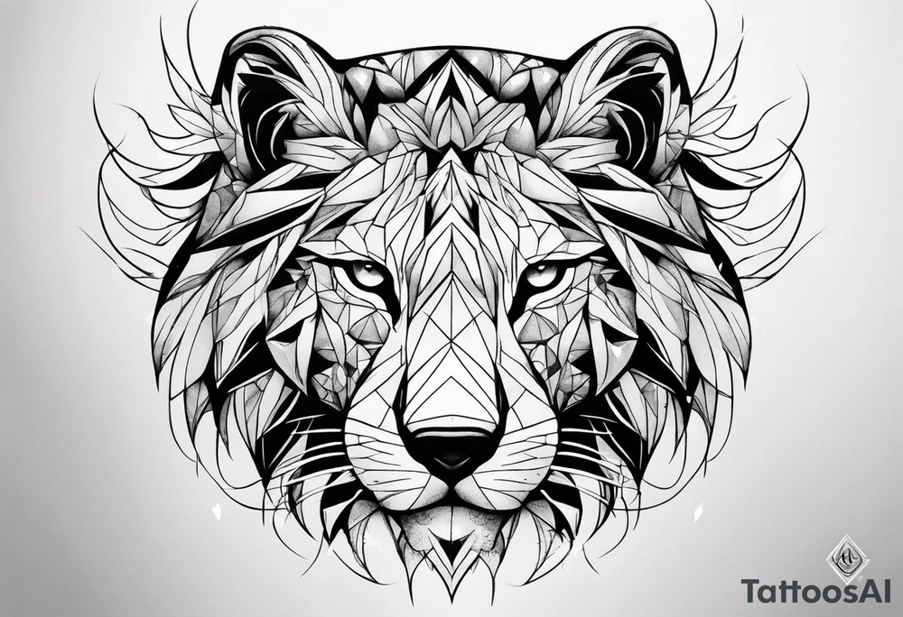 What animal symbolizes pain tattoo idea