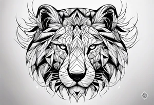 What animal symbolizes pain tattoo idea