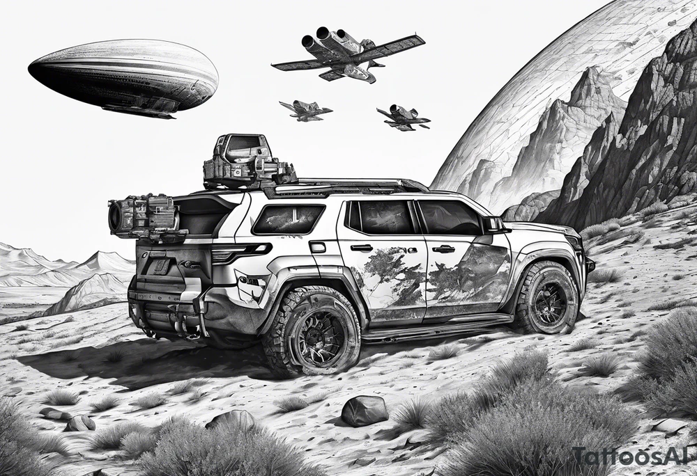 Nasa photos tattoo idea