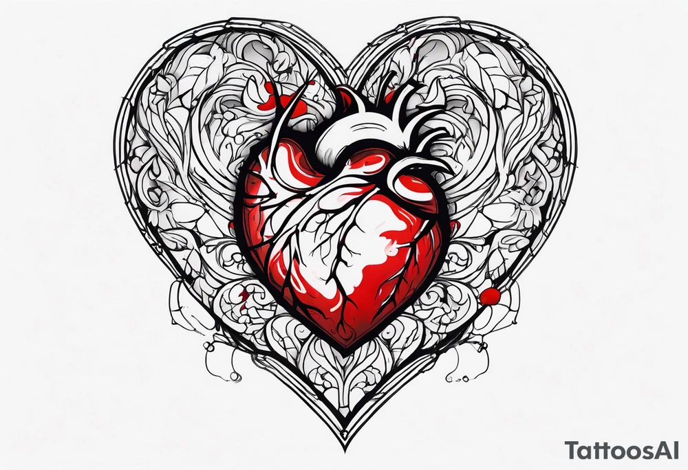 Bloody Heart tattoo idea