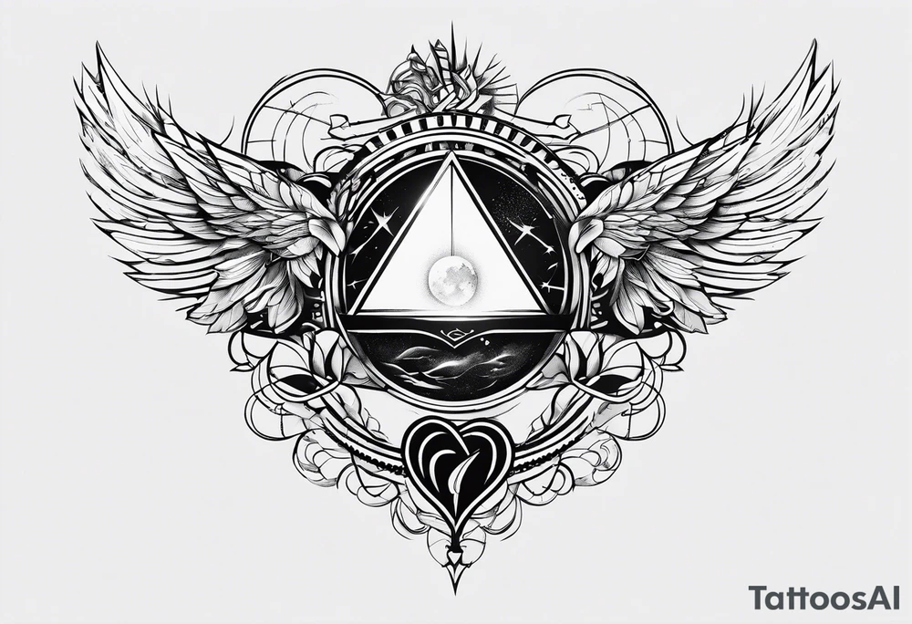 symbols of feeling trapped tattoo idea